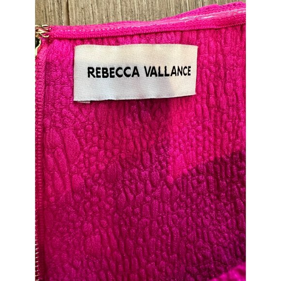 REBECCA VALLANCE Cecily Off the Shoulder pink mini dress size 0 - Picture 9 of 11